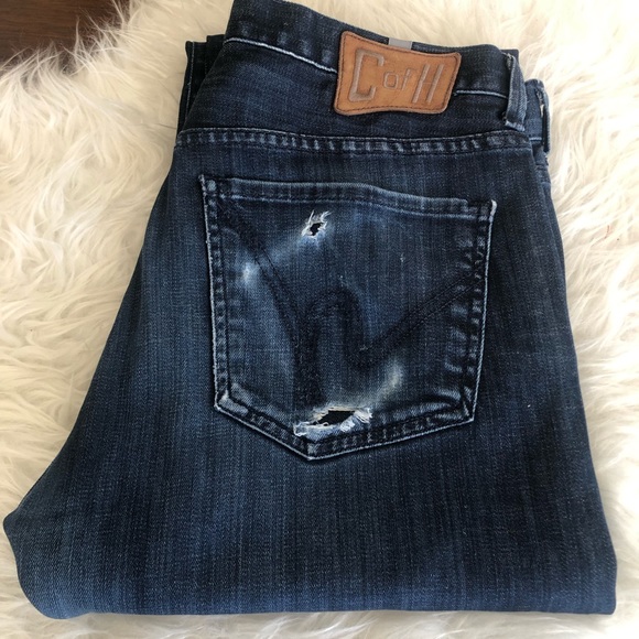 COH men’s distressed Perfect fit jeans - Picture 2 of 6